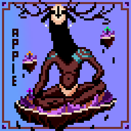 ApplePixeel's tweet photo. Shaman #pixelart  #Pixel #aseprite #digitalart https://t.co/sc26KvLsRd