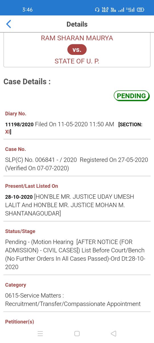 उत्तर प्रदेश 69000 शिक्षक भर्ती माननीय सुप्रीम कोर्ट में अंतिम सुनवाई 24 जुलाई को आर्डर रिजर्व हुआ था
#CJI