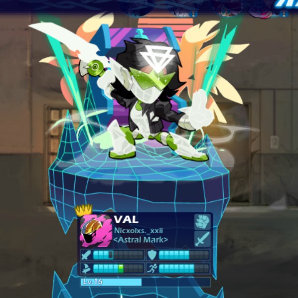 Nicxolxs_xxii's tweet photo. Wasn't expecting to get esports for Val but I like it
#Brawlhalla #esports #ChargedOg https://t.co/gKPgFmcIKa