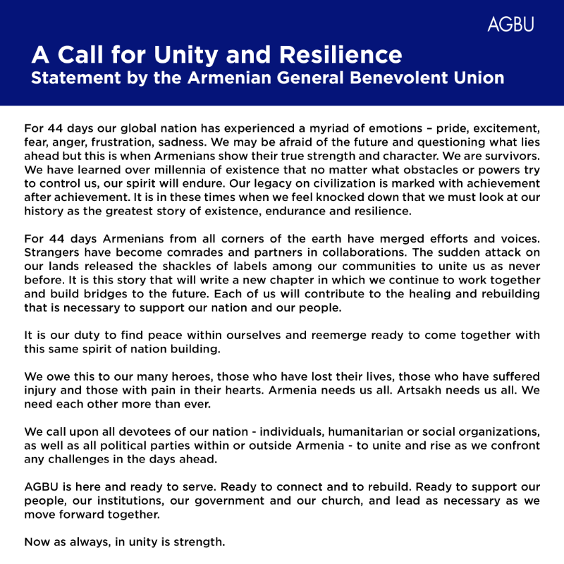 AGBU (Armenian General Benevolent Union) tweet media