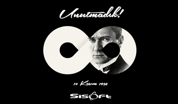 sisoftsocial's tweet photo. Atamızı saygı ve özlemle anıyoruz. #10kasım #mustafakemalatatürk #atatürk #gazimustafakemal #sonsuzakadar #his #hbys #erp #sisoft https://t.co/mDn1YIXOLR