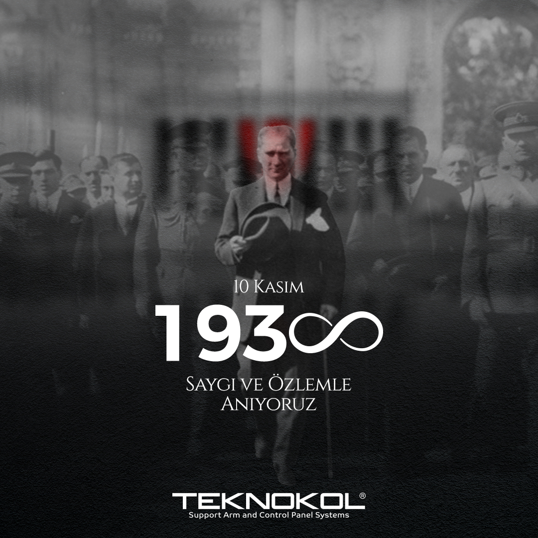 teknokol_as's tweet photo. Türkiye Cumhuriyeti'nin kurucusu Ulu Önder M. Kemal Atatürk'ü saygı ve özlemle anıyoruz.

#10kasım #Atatürk #saygıveözlemle #Atamizindeyiz https://t.co/lrzb9UOcpf