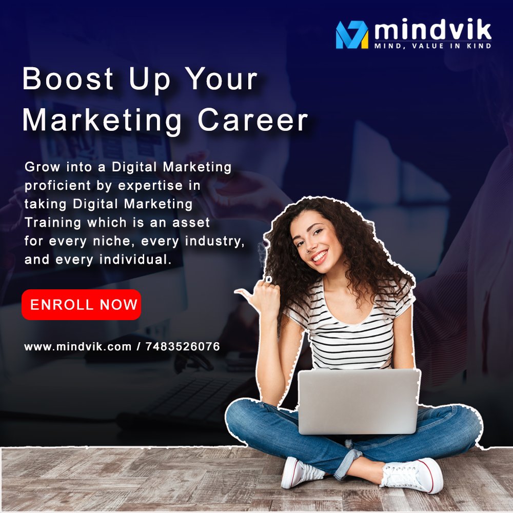 mind_vik's tweet photo. Boost Up Your Marketing Career With Digital Marketing!
 If you’re from marketing, sales, or brand management you need to have an in-depth knowledge of digital marketing, know more: https://t.co/G3qbSZPlNH or call: 7483526076
#digitalmarketingcourse #advancedmarketingprogram https://t.co/fO99OWEaOT