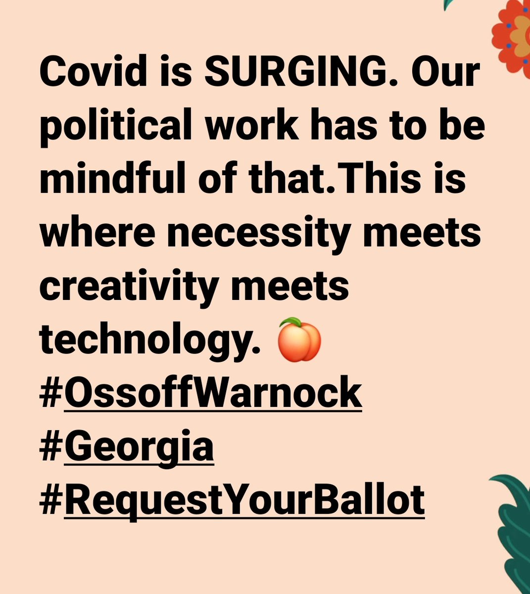 SOEAtlanta's tweet photo. You can request your ballot now! If you have friends or relatives that live in Georgia make sure they request and send in their ballots!
#GeorgiaSenateRunOff
#RegisterToVote:
https://t.co/9QYusI8vdQ
#RequestYourBallot:
https://t.co/wXvyTEtFJt
#OssoffWarnock
#GEORGIA
#Senate https://t.co/TeXitTZndI