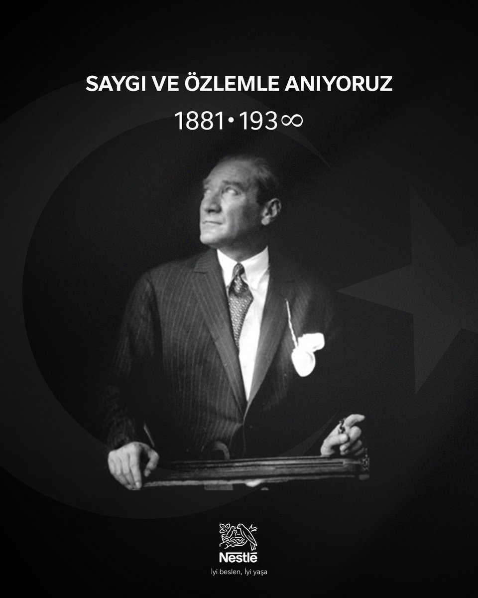 Ölümünün 82. yıl dönümünde Cumhuriyetimizin kurucusu Ulu Önder Mustafa Kemal Atatürk'ü saygı ve özlemle anıyoruz.