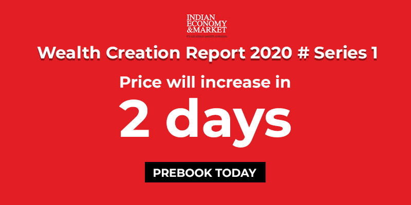 indianecomarket's tweet image. Our "Wealth Creation Report 2020" is most-suitable for serious wealth creators.

Give a shining touch to your stocks portfolio.
Launching on auspicious Dhanteras day, 13th November.

Visit: indianeconomyandmarket.com/wcr-2020

#stockstowatch #StockMarket #India