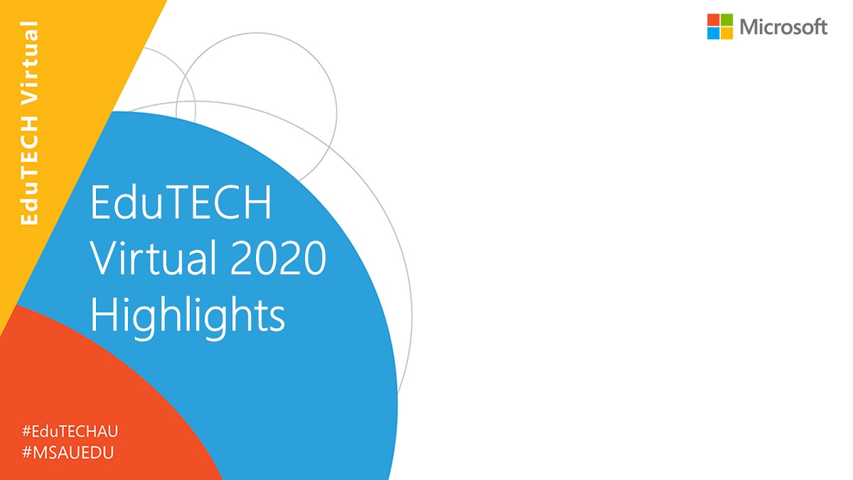 EduTECH Virtual 2020 Highlights / Twitter