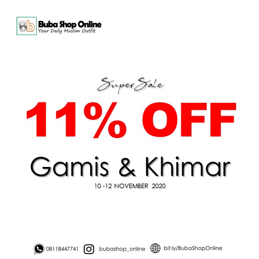 bubashop_online's tweet photo. @MahasiswaAkhir7 Permisi Numpang Jualan ya..

Diskon Gamis dan Khimar at buba shop online @ShopeeID .. only 10 sd 12 Nov 2020

Link nya ---》》》 https://t.co/8ckaQg0HhN https://t.co/cLCilCvYnt