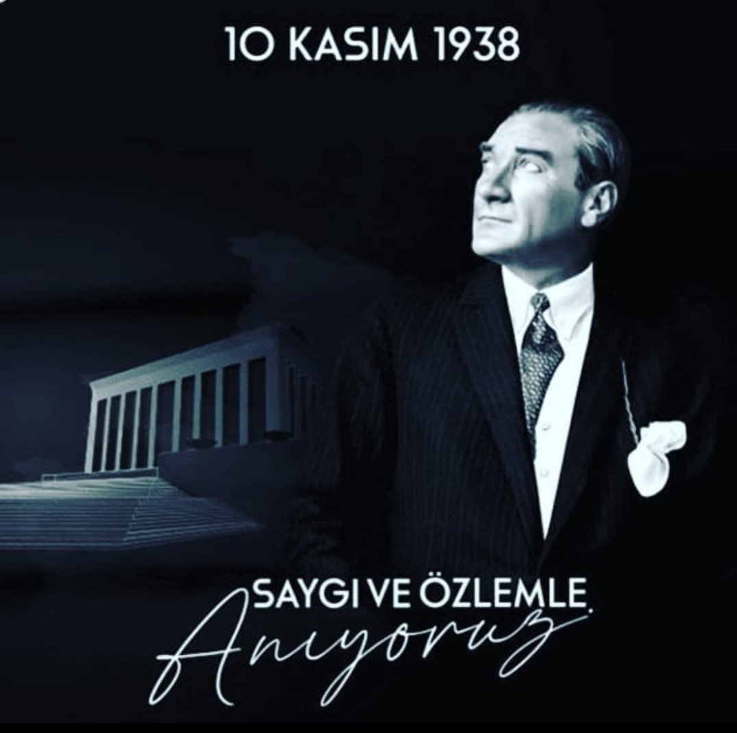 Mustafa Kemal Atatürk onurlu bir geçmiş, aydınlık bir gelecektir. 

Saygı, sevgi ve minnetle... #10Kasım