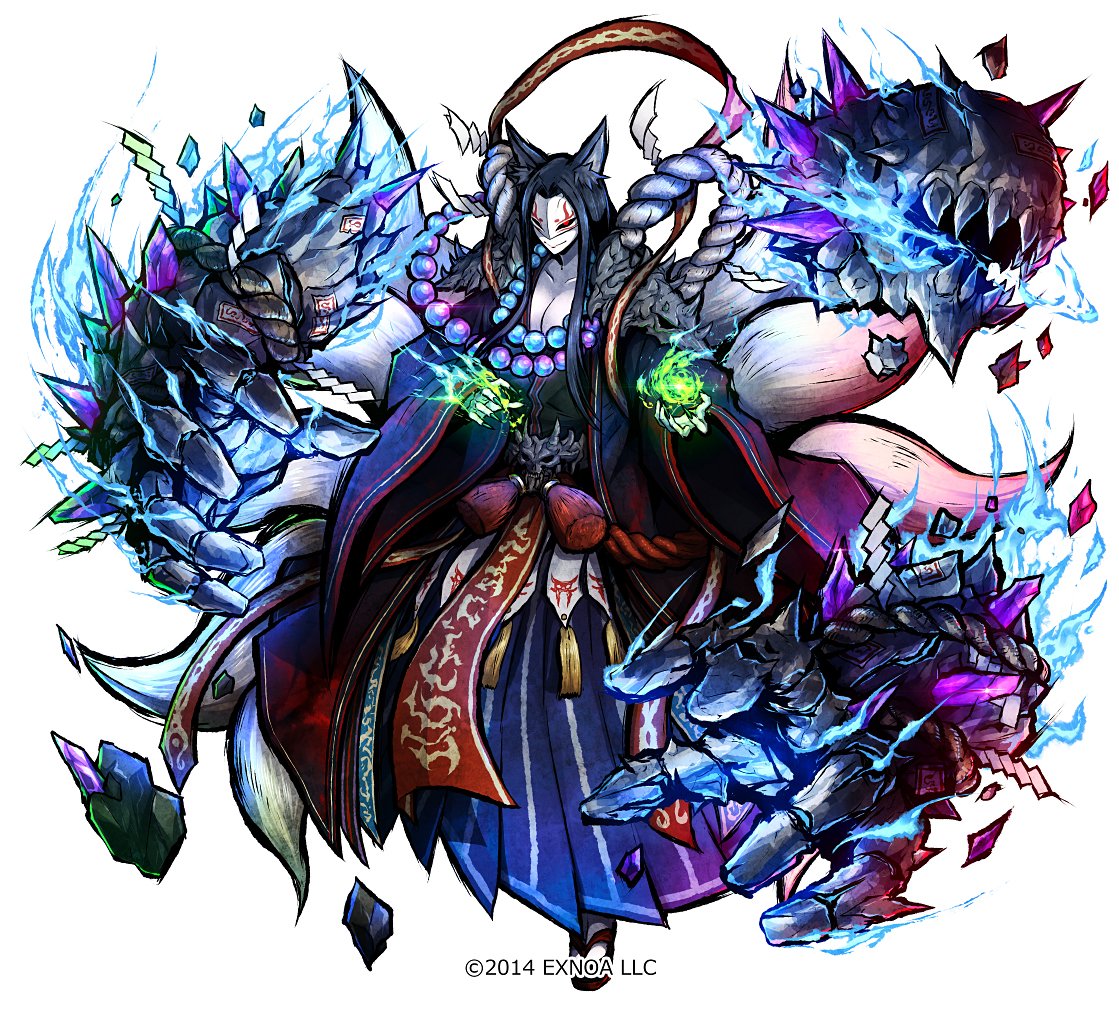 告知 御城プロジェクト Re にて敵キャラクター 九尾 閻魔大王 を担当さ ケースワベ K Suwabe のイラスト