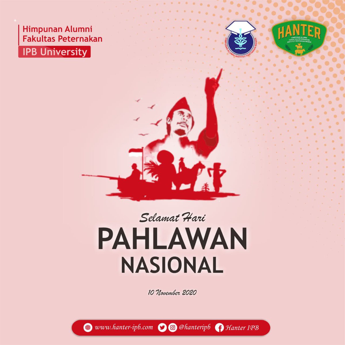 hanteripb's tweet photo. Selamat hari Pahlawan Nasional
10 November 2020

Terimakasih UntukMu pahlawanku dimasa lalu, pahlawanku dimasa kini, dan pahlawanku sepanjang masa..

Jasamu selalu kami kenang, perjuanganmu kami lanjutkan. https://t.co/pPKNZa4abi