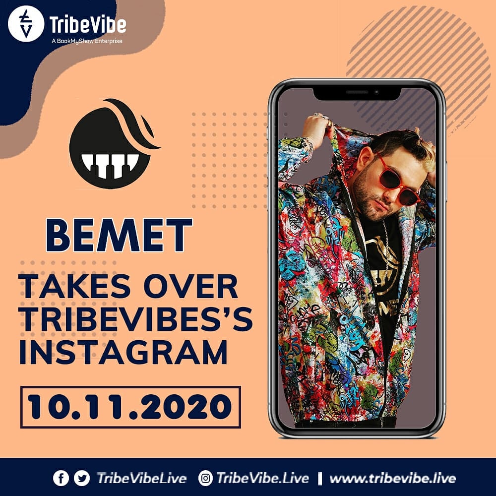 TribeVibeLive's tweet photo. #TribeVibeTakeovers with BEMET
Sink in the electronic hip-hop vibes as the Israeli Music artist is ready to takeover @TribeVibeLive Instagram.
#TakeoverTuesday #TribeVibeLive #TribeVibe #TuesdayVibe #InstaStory #VirtualTakeover #BEMET #Israeli #ElectronicHipHop #DigitalFanMeet https://t.co/Fx9fJfAzjT