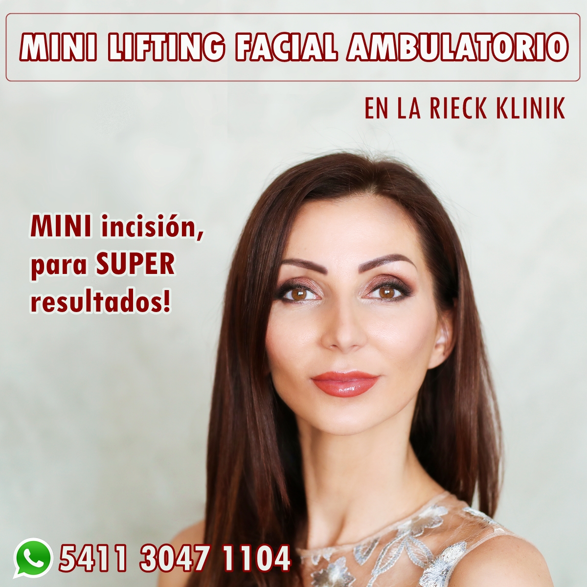 RKlinik's tweet photo. —MINI LIFTING FACIAL AMBULATORIO—
"Mini" incisión, resultados "súper".
Disponible en RIECK KLINIK.
Estamos en Av. Miero 2102, LA REJA, PDO. DE MORENO, PCIA DE BUENOS AIRES.
Más info escribiendo whatsapp a 541130471104
#lifting #minilifting #cirugiaestetica https://t.co/f6lxRoC12H