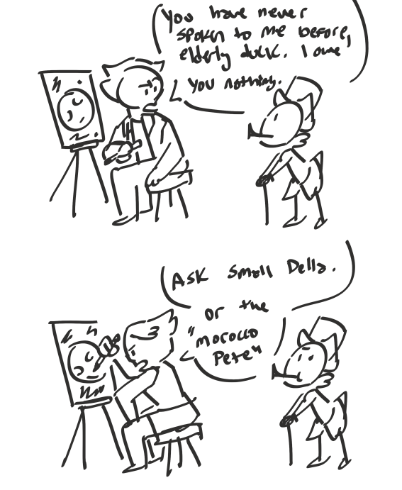 while im on the hunt for pete content I found a comic I made directly after the change up 