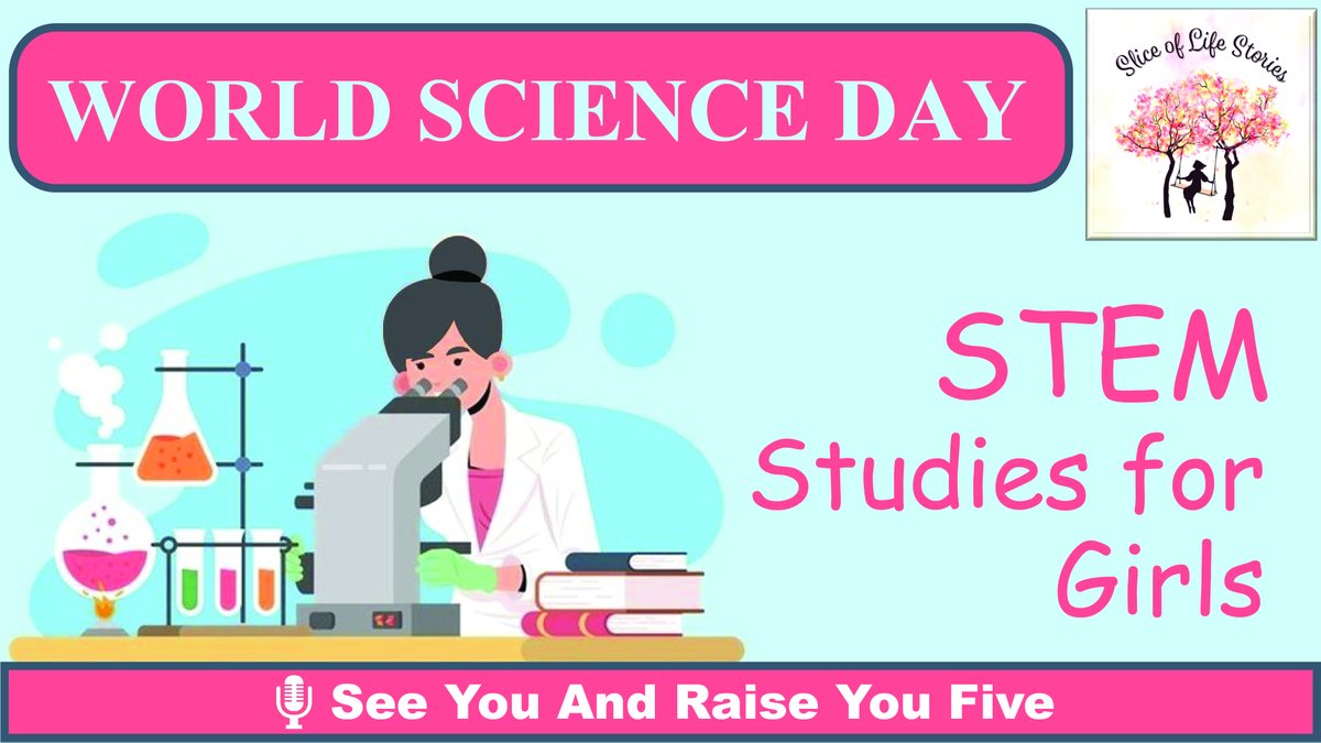 sliceoflife466's tweet photo. #WorldScienceDay with🎙See You And Raise You Five
▶ https://t.co/utANNzpUdl
#scienceday #wsd #science #technology #engineering #mathematics #stem #stemstudies #education #studies #course #organization #university #students #stories #podcast #shortstories #shortstory #storytime https://t.co/UM2UkWs3ju