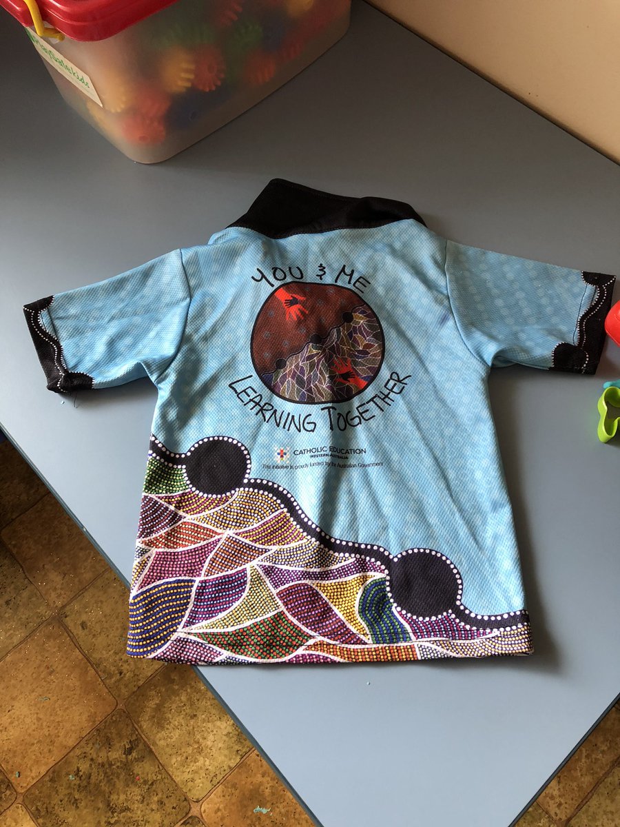 BeckinghamLynne's tweet photo. What a fantastic shirt playgroup have at St. Mary’s Star of the Sea Carnarvon https://t.co/Fxv0f2AENp