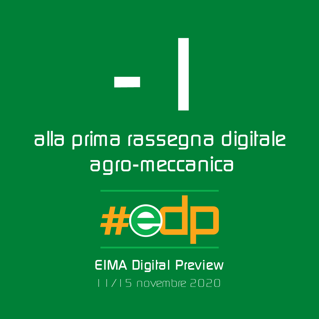 FederUnacoma's tweet photo. 📢MENO UNO❗ Manca solo un giorno a #EDP l'anteprima completamente online e gratuita di #EIMA International. 🕗 Non sei ancora iscritto a #EIMADigitalPreview? Fallo adesso! Clicca qui  👉https://t.co/mDHRA7329b

#agricoltura #agromeccanica #standvirtuali #webinar https://t.co/BsrRPADHcK