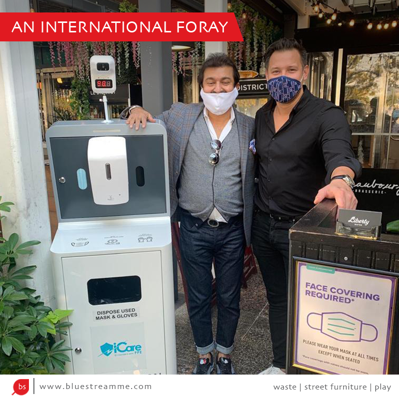 Bluestreamme's tweet photo. #SaniStation is in international demand now!
From Dubai to New York - #LeDistrict #NYC
Sending "CARE" wherever needed.
Designed & manufactured in Dubai, #Bluestream is doing our small part in the fight for better hygiene all over the world.
Thank you for trusting Bluestream 😊 https://t.co/iBPpmJpvuu