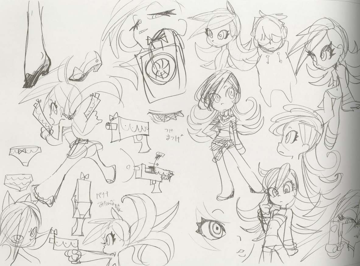 Panty & Stocking with Garterbelt (パンティ&ストッキングwithガーターベルト)
Concept Designs by Hiroyuki Imaishi (今石 洋之)