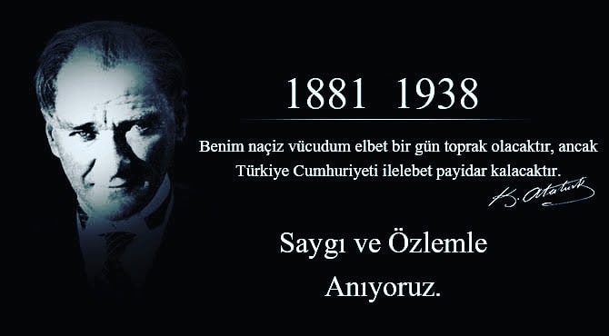 yavuzkara74's tweet photo. Cumhuriyetimizin kurucusu, Gazi Mustafa Kemal Atatürk'ü vefatının 82. yılında saygı, minnet ve rahmetle anıyorum.
#10Kasım #Atamİzindeyiz
#egt #edu #liderlik #k12 #school #meb #teachear #leadership #education #egitim #eğitim https://t.co/0aQGc9TSjK