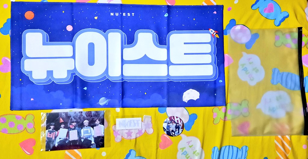 electrobanditph's tweet photo. 14.) CherishJr #NUEST #뉴이스트  Slogan Kit 

💸 900 php
*check photo for inclusions https://t.co/BVOn2Pum7l