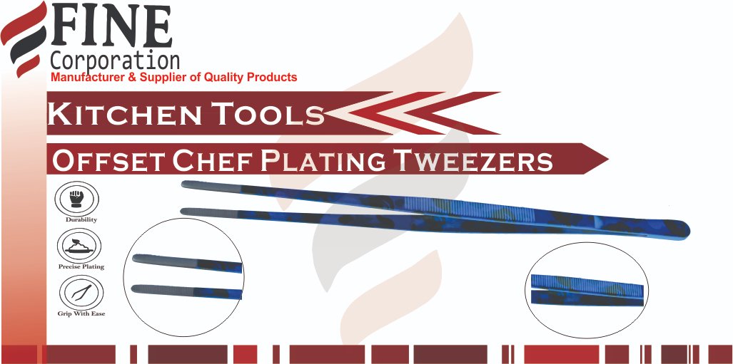 fine_corp's tweet photo. Description : Blue-Camo Straight #Tweezer
Colour : Blue-Camo
ColourType : Paper-Coated
Sizes : 14cm,17cm, 20cm 25cm 30cm
Made of #StainlessSteel
#KitchenTongs #cheftools #toolsforcooks #toolsofrefinement #platingtweezers #trending #kitchen #foodie #finecorporation #ChefTongs https://t.co/efbslAPRAz