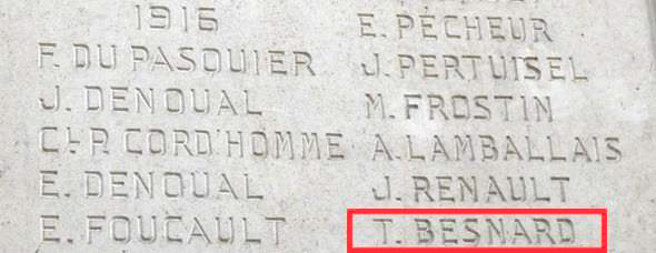 15. Mais les noms de Toussaint Besnard à Saint-Cast, François Salmon à Saint-Brieuc, et de plusieurs autres fusillés sont bien sur les monuments de leur commune.