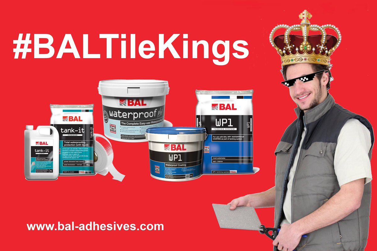 BAL_CarlC's tweet photo. Tiler’s of #Essex &amp; #EastAnglia Using a BAL tanking system on your tiling job this week? Why not post your pics on social media using #BALTileKings to enter our weekly draw for BAL merch and our monthly draw for a BAL Product Bundle!#baltiling https://t.co/Ii6H6f13HV