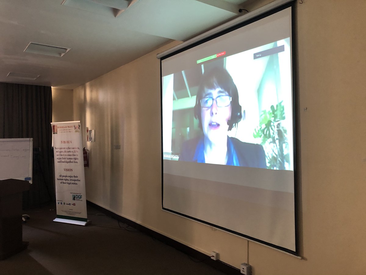 prof_dolan's tweet photo. @smullallylaw virtual Keynote on 'The Silos of Human Trafficking and Forced Migration' @refugeelawproj #RegionalForcedMigrationConference
- moving beyond criminal law model
- concern in Great Lakes region with high numbers of refugees, labour externalisation programmes https://t.co/BnzwRnQUwh