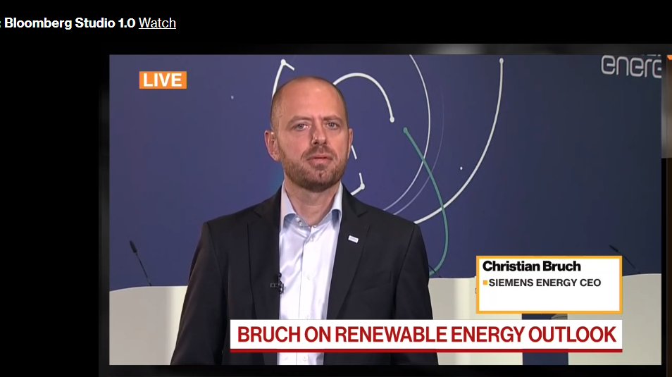 🔴 NOW LIVE <a href="/BloombergTV/">Bloomberg TV</a> Interview with CEO Christian Bruch <a href="/Siemens_Energy/">Siemens Energy</a> 🎙️
#siemensenergy #live #liveinterview