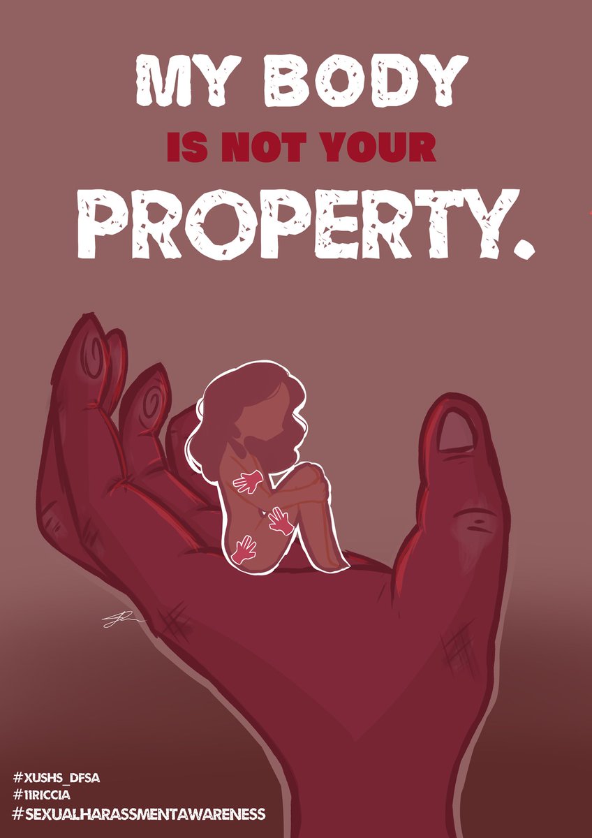 My BODY is not your PROPERTY. Stop sexual harassment NOW.

#SexualHarassmentAwareness
#XUSH_DFSA
#11RicciA