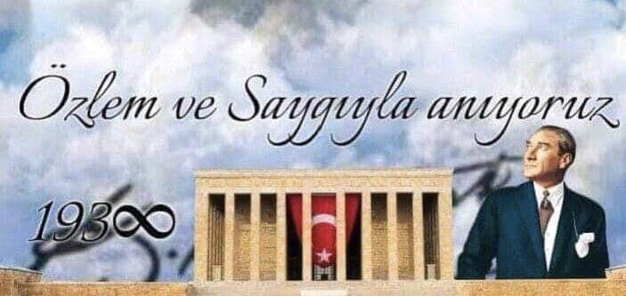 Cumhuriyetimizin kurucusu, Ulu Önder Gazi Mustafa Kemal Atatürk’ü vefatının 82. yıl dönümünde saygı, minnet ve rahmetle anıyorum. 

#10Kasim