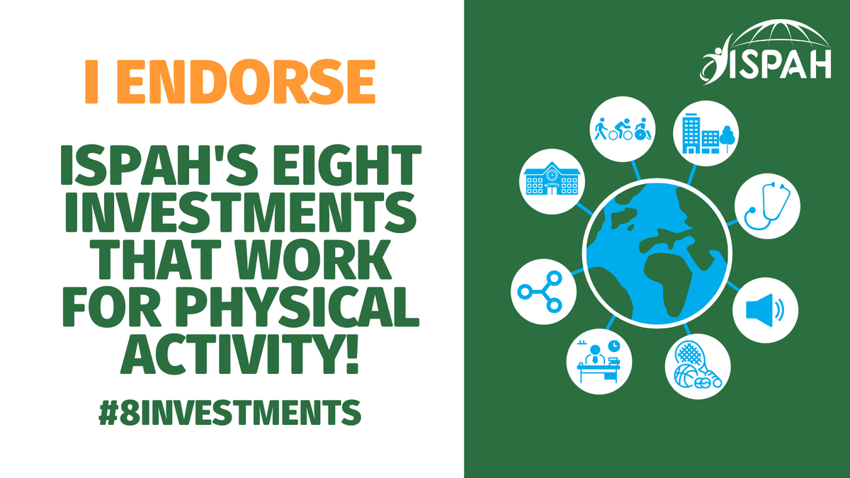 📣 Join the global movement to reduce physical inactivity by "10% by 2025" and "15% by 2030"