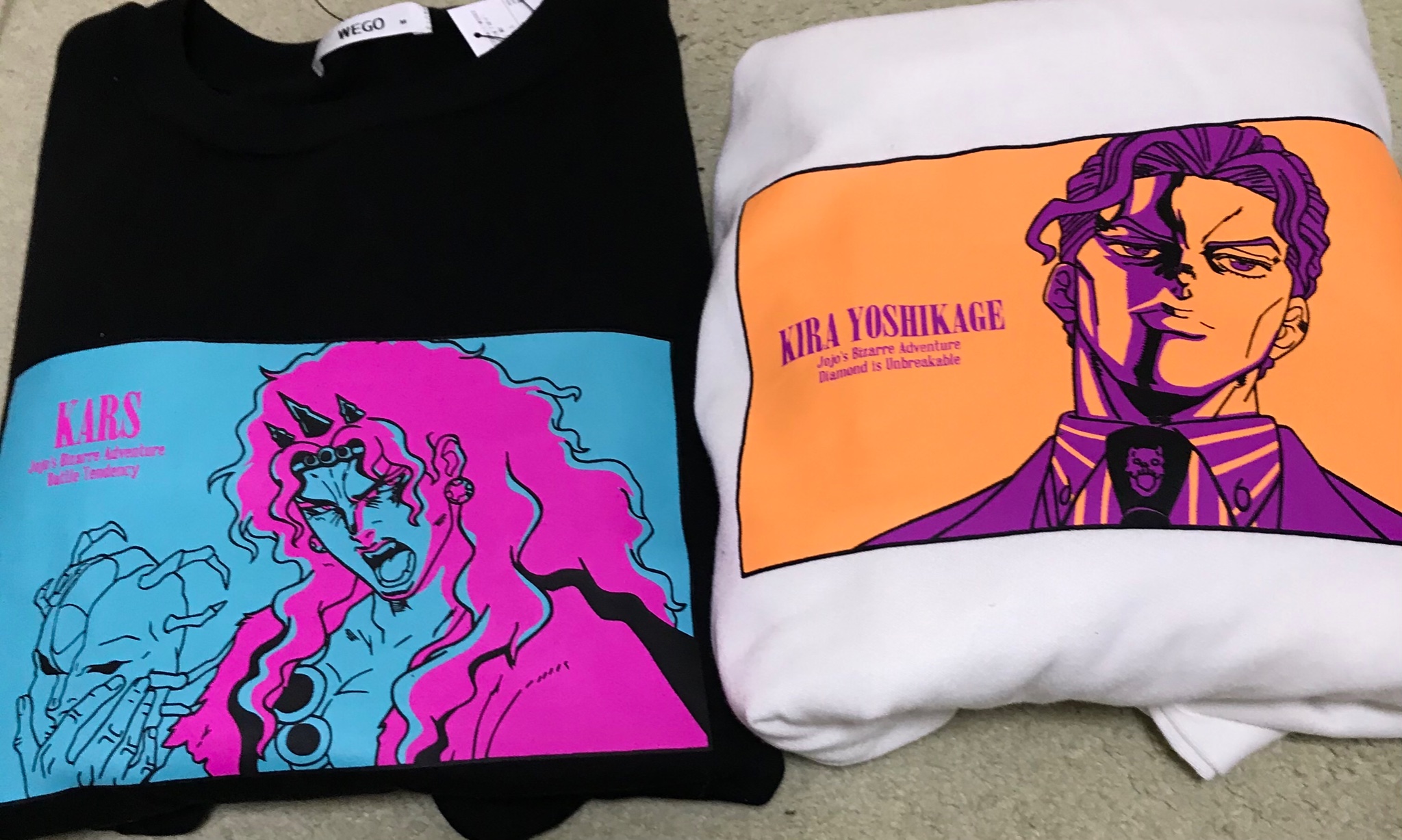 ひびぃ Twitterren Wego Jojo 吉良吉影パーカーとカーズロングtシャツ無事購入 T Co 9jblrmtbpi Twitter