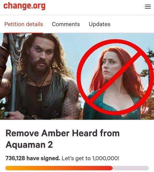 Please remove Amber Heard! Justice for the man!
#AmberHeardIsAnAbuser
#WarnerBros