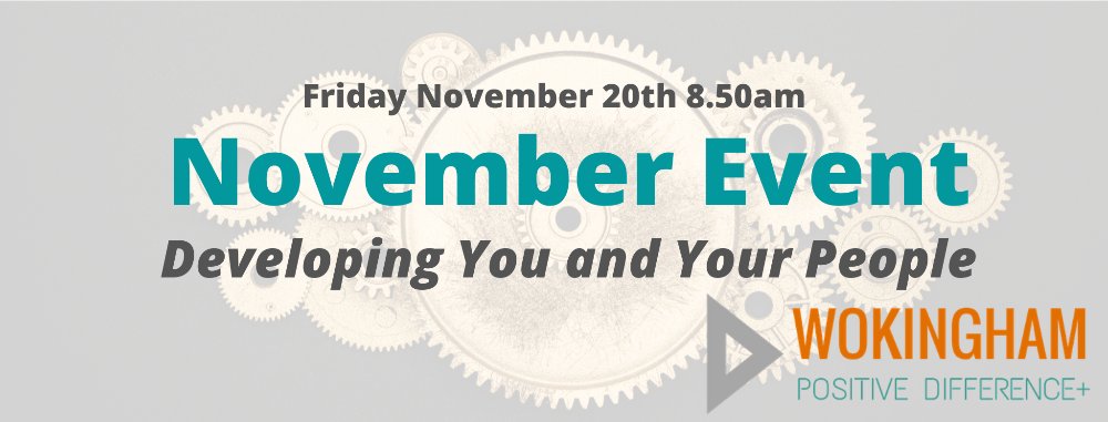 WokinghamWpd's tweet photo. Wokingham Positive Difference November Event - https://t.co/KDtWrRhVNA https://t.co/LkE088BERs