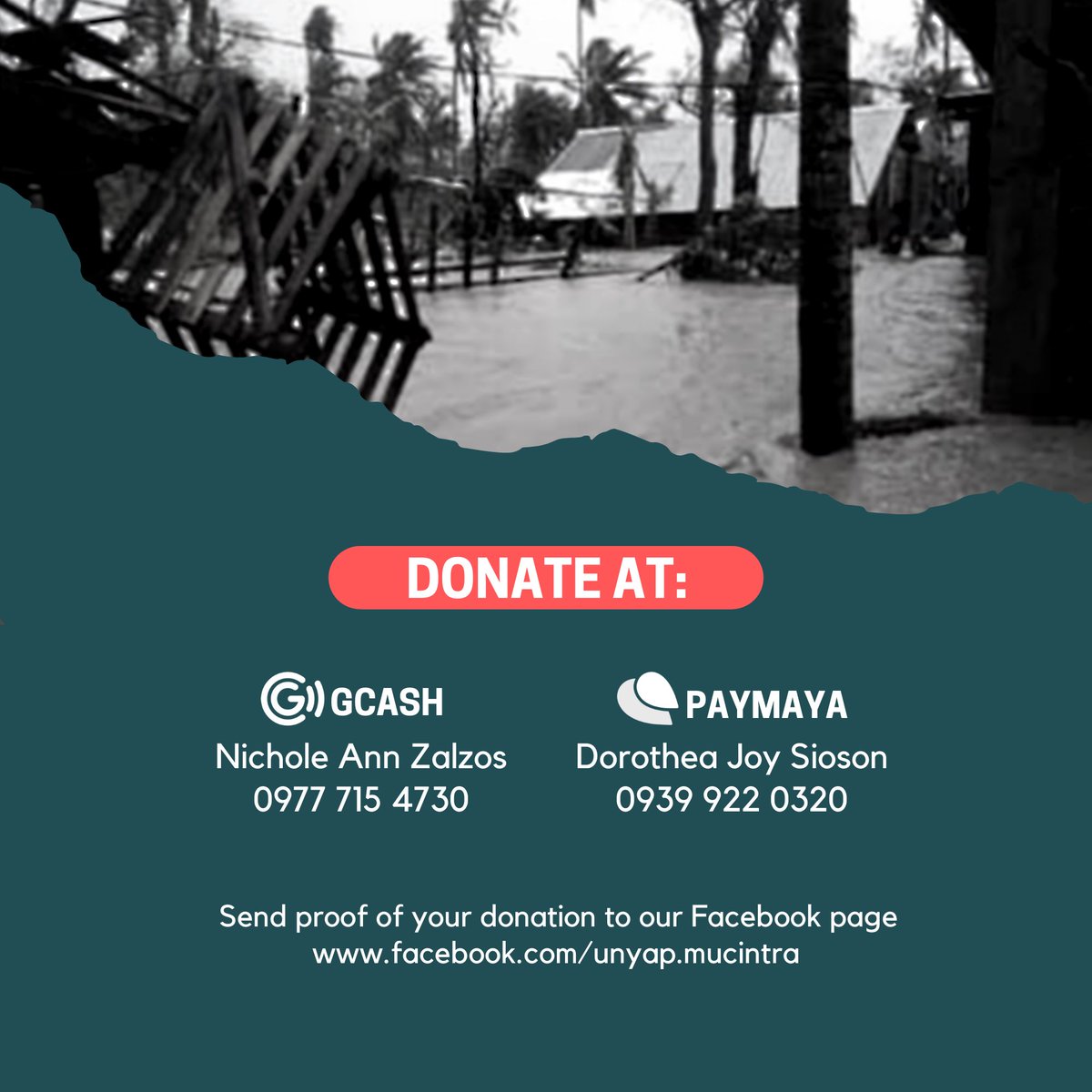 UNYAPmuc's tweet photo. With the recent Typhoon Rolly, one of the most affected areas is Libon, Albay in the Bicol Region. The organization would like to ask for your help in providing food items and construction materials for the residents of Barangay Bulusan in Libon, Albay. https://t.co/aSMHvNQsig