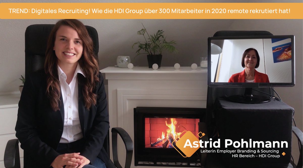 [FÜHRUNGS-DSCHUNGEL Talk 2]: Unser Online-Kamingespräch geht in die zweite Runde. 
Thema: " Remote Recruiting - Notlösung oder Dauerbrenner?"

Dieses Mal mit Astrid Pohlmann, Leiterin Employer Branding im HR Bereich der HDI Group. 

youtu.be/dTGLNZMobgA