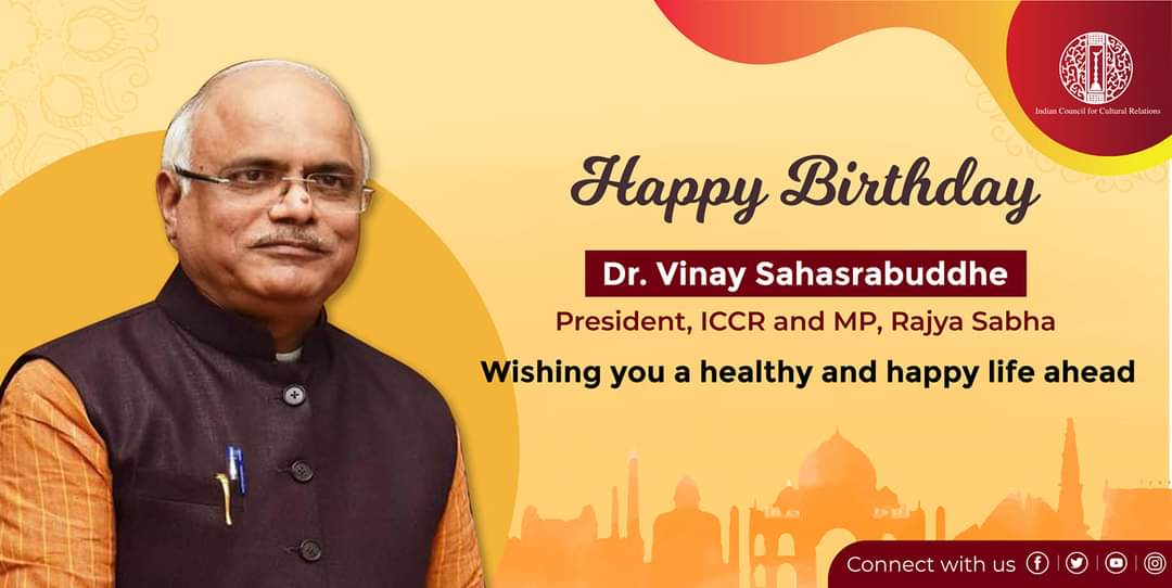 iccr_portlouis's tweet photo. Warm birthday wishes to Hon. #President @ICCR_Delhi @vinay1011 ji from #IGCIC family Mauritius. 
Good wishes &amp; prayers. https://t.co/cc0JeMt0dB