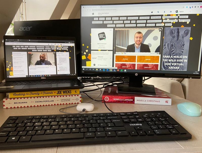 We're LIVE for day two of the virtual #AfricaTechFestival. How's your setup looking? 💻 

Register now to join ➡️ spr.ly/6011H8lOv
