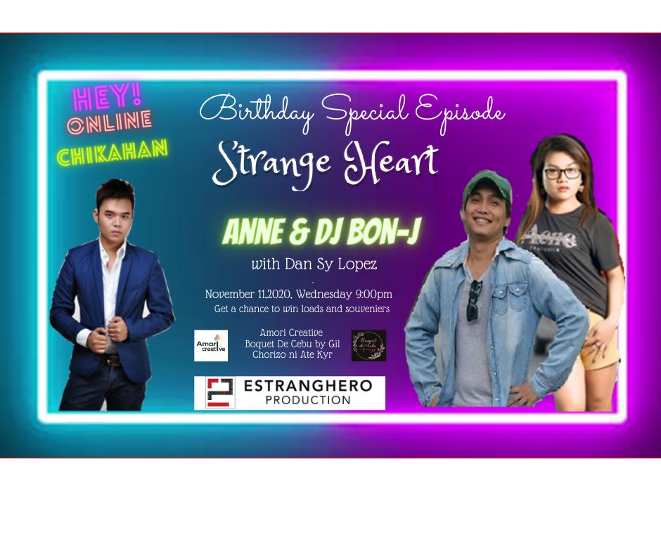 EstrangheroP's tweet photo. Hello Estrangherosss!!!! ❤ ❤ ❤ 
Please join us tomorrow for our LIVE Strreaming at 9:00pm   It's a special episode and one hour chikahan with lead casts of Strange  Heart. Get a chance to win a Load and souvenirs 
Click:
👇👇👇👇👇👇👇👇
https://t.co/mM8V9cyt6X
See you there. https://t.co/2IVXoM0GA7