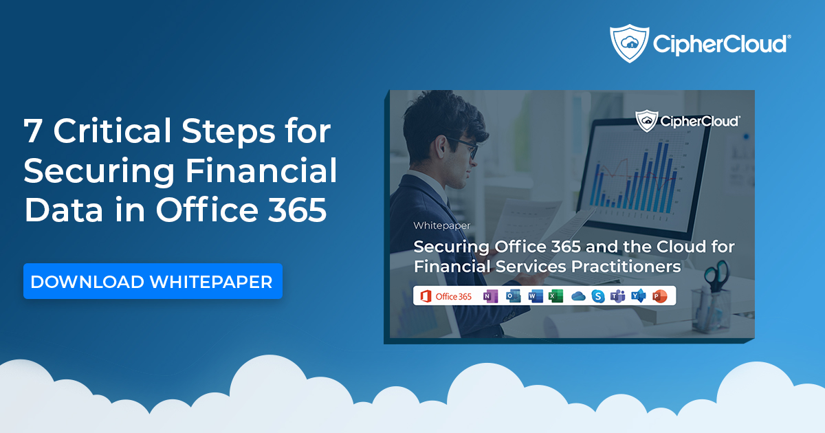 ciphercloud's tweet photo. Did you know that >40% of compliance-related data in #Office365 is overexposed in file-sharing? Download this whitepaper to know how CipherCloud's integrated #CASB &amp; #DLP approach addresses O365 email, collaboration, &amp; infrastructure security requirements.
https://t.co/eE5NemtGaY https://t.co/SZw8mWFurv