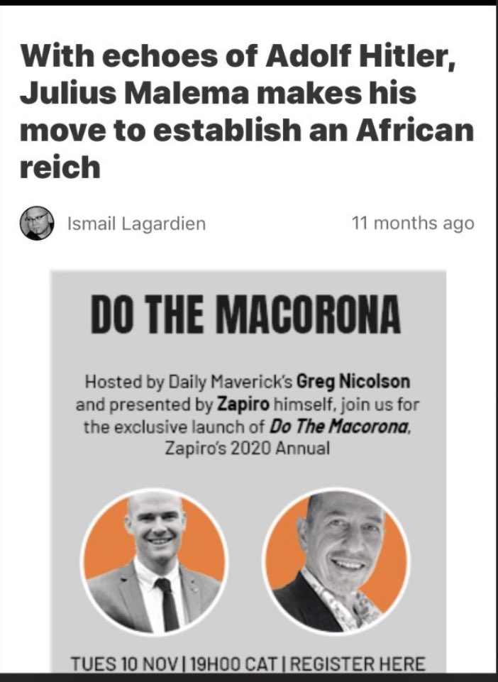 Media companies who have called the EFF Nazis or Facists.