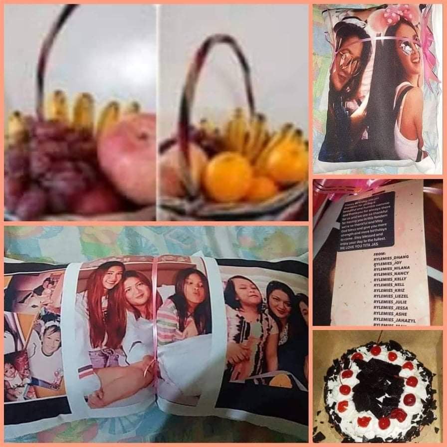 MiesRyle's tweet photo. Happy birthday po Tita Jas 
Thank you po for being supportive sa RYLEMIE 
Hope na nagustuhan mo ang simple gift naming rylemies 
We love you Tita @SammieRimando https://t.co/qndljhgcLZ