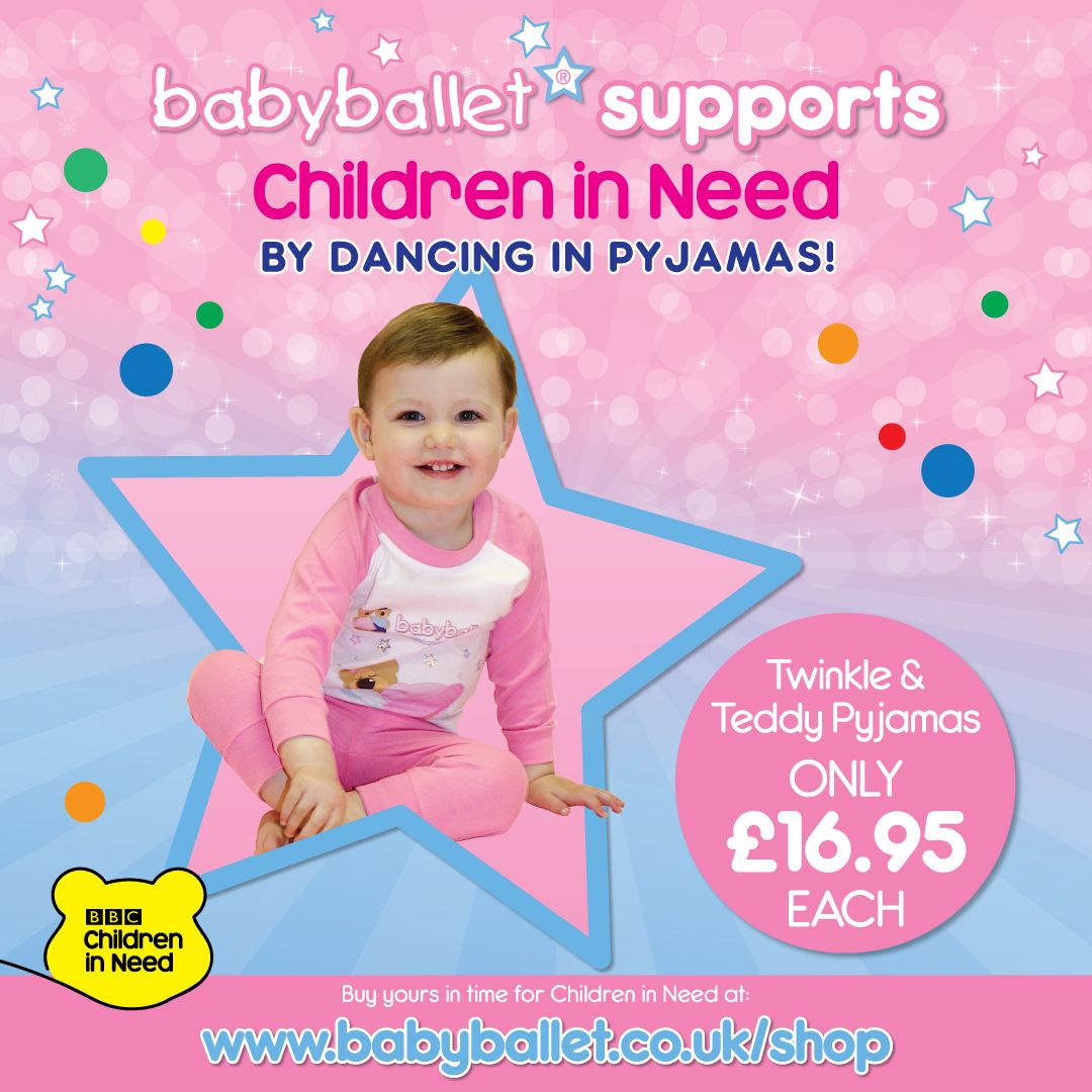 babyballet's tweet photo. Has your little star got their PJ's at the ready? Just 3 days until #babyballetpjday when we're FUNdraising for BBC Children in Need! 😃  
https://t.co/kJLqrYQhiM
#babyballet #CIN #CIN2020 #ChildrenInNeed https://t.co/4GLhHZqNBK