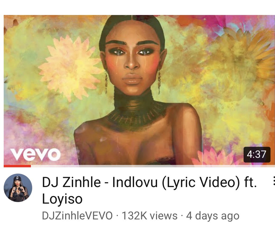 KalawaJazmeeR's tweet photo. Definitely this will surpass #Umilo 👌🏿 132K views in 4 days on You Tube @DJZinhle ft @LoyisoGijana #indlovu 💯 https://t.co/yVviuLuedE