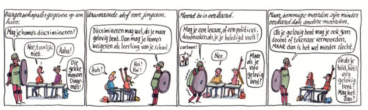 PietBurgering's tweet photo. “Discrimineren mag wel als je maar gelovig bent”. #Dingemans #Trouw https://t.co/2P4VDyGCbG