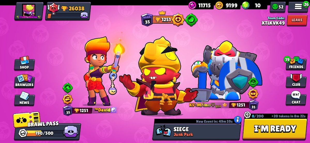 ItzBrianSama's tweet photo. LETTSSSSS GOOOOO Mi primer Brawler a R35 🤩🤩 Gracias a @DavidBStars1 x @MaestroMamuBs https://t.co/gzGswvO1Uu
