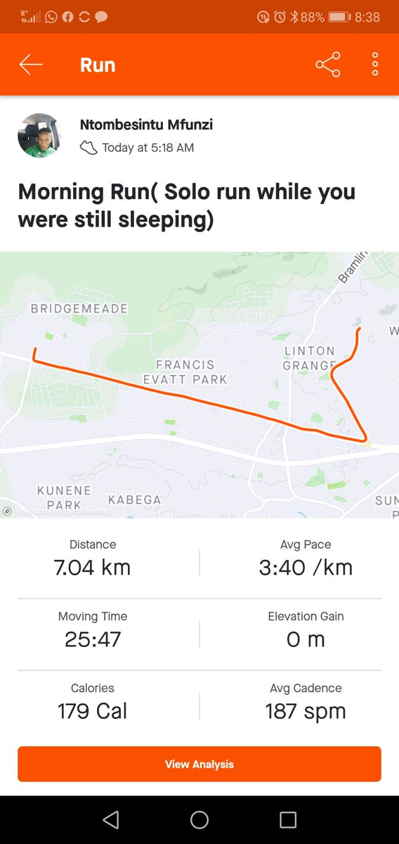 ntombesm's tweet photo. 7 km tempo run done and dusted while you were still sleeping 😜The sacrifices we make #ForTheLoveofRunning Thanks for the support @BiogenSA   fuelled with #AminoPower before my session @Nedbank_RC @nedbanksport @futurelifeza @Nike @BESTERNICK https://t.co/j311itqMFc