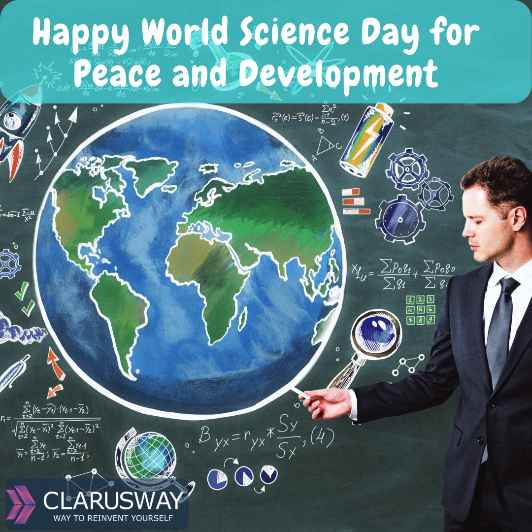 cw_aws_devops's tweet photo. #claruswayoflearning #claruswayofit #worldscienceday #worldscienceday2020 #clarusway #ittraining #udemyfree #freecourseonline #bestbootcamparound #cloudcomputing #coding #awscertified #bootcamp #devopsengineer #franklinroosevelt #einstain #newyork #london #paris #newdelhi https://t.co/kDAev6FFEe